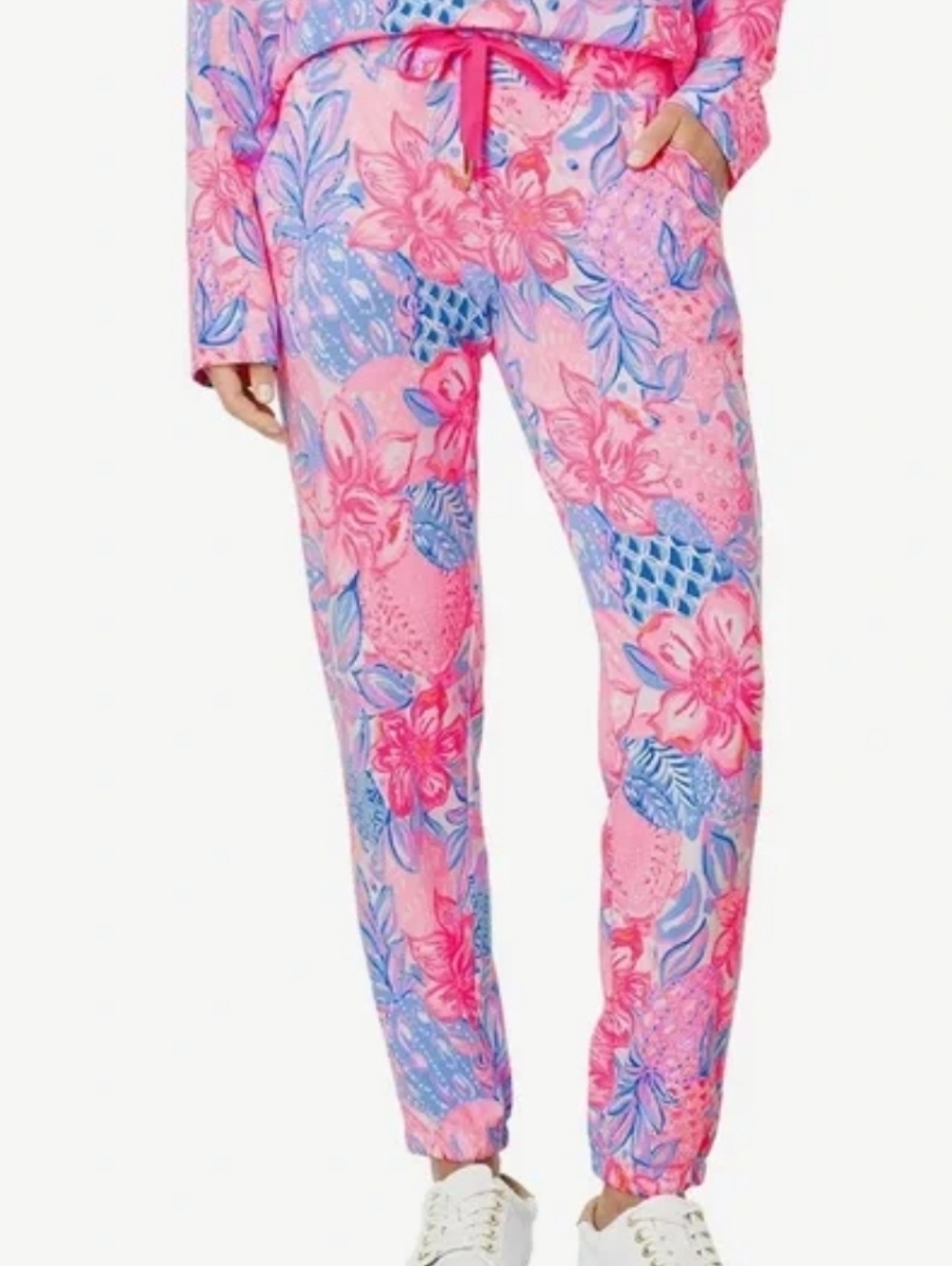 Lilly Pulitzer Snappy Turtle Floral Joggers